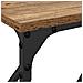Tavolo Consolle Legno Invecchiato 180x23x75 cm Legno Ingegnerizzato - Foto miniatura 7