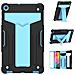 Custodia Per Samsung Galaxy Tab A 10.1"" Armored Con Supporto Blu - Foto miniatura 3