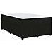 Struttura letto con materasso Nero 120 x 190 cm Velluto - Foto miniatura 1
