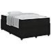 Struttura letto con materasso Nero 120 x 190 cm Velluto - Foto miniatura 4