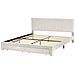 Letto Con Cassetti Contenitori Velluto Lonzac 180 X 200 Cm Bianco Sporco - Foto miniatura 4