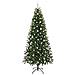 Albero di Natale artificiale con 300 LED Verde 240 cm PE e PVC - Foto miniatura 3
