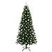 Albero di Natale artificiale con 300 LED Verde 240 cm PE e PVC - Foto miniatura 4