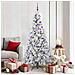 Albero di Natale Artificiale con Rami Pieghevoli Bianco 180 cm - Foto miniatura 2