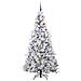 Albero di Natale Artificiale con Rami Pieghevoli Bianco 180 cm - Foto miniatura 3