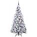 Albero di Natale Artificiale con Rami Pieghevoli Bianco 180 cm - Foto miniatura 4