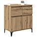 Credenza con cassetto Rovere artigianale 60 x 35 x 70 cm - Foto miniatura 3