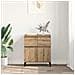 Credenza con cassetto Rovere artigianale 60 x 35 x 70 cm - Foto miniatura 4