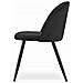 BELLO Chair Black Velvet Metal Legs Set di 2 - Foto miniatura 3