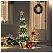 Albero di Natale Illuminato con 3 Scatole Regalo 2D Bianco Caldo - Foto miniatura 2