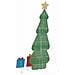 Albero di Natale Illuminato con 3 Scatole Regalo 2D Bianco Caldo - Foto miniatura 8