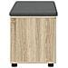 Panca per ingresso con cuscino Rovere Sonoma 80 x 38 x 46 cm - Foto miniatura 7