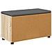Panca per ingresso con cuscino Rovere Sonoma 80 x 38 x 46 cm - Foto miniatura 8