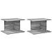 Comodino 2 pcs Grigio Sonoma 40 x 30 x 25 cm Legno multistrato - Foto miniatura 1