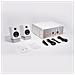 M60 Diffusori multimediali Bluetooth, 66W RMS, Hi-Res LDAC, USB-C, diffusori da scrivania, bianco - Foto miniatura 5