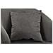 Poltrona Silvery Con Cuscino In Tessuto Grigio E Gambe Argento 73x66x78 Cm - Foto miniatura 5
