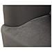 Poltrona Silvery Con Cuscino In Tessuto Grigio E Gambe Argento 73x66x78 Cm - Foto miniatura 8
