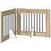 Cancello per cani pieghevole con supporti 2 pcs Rovere Sonoma - Foto miniatura 1