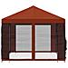 Gazebo con pareti laterali 4 × 3 m Terracotta - Foto miniatura 6