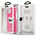 Custodia Karl Lagerfeld Choupette Head Per Iphone 13 Mini - Fucsia - Foto miniatura 2