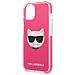 Custodia Karl Lagerfeld Choupette Head Per Iphone 13 Mini - Fucsia - Foto miniatura 4