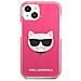 Custodia Karl Lagerfeld Choupette Head Per Iphone 13 Mini - Fucsia - Foto miniatura 5