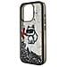 Custodia Nera Per Iphone 16 Pro Con Glitter Karl Lagerfeld - Foto miniatura 5