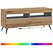 Mobile TV LED Legno antico Legno ingegnerizzato - Foto miniatura 3
