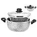 Friggitrice Antiaderente con Cestello e Coperchio Diametro 24 cm - Linea Salt Pepper - Foto miniatura 1