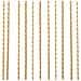 2 Pz Tende A Fili 140x250 Cm Beige - Foto miniatura 3