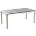 Set Di Tavolo E 6 Sedie Da Giardino In Acciaio, Granito E Fibra Tessile Beige - Grigio Lucido - 180cm - Grosseto - Foto miniatura 17
