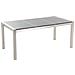Set Di Tavolo E 6 Sedie Da Giardino In Acciaio, Granito E Fibra Tessile Beige - Grigio Lucido - 180cm - Grosseto - Foto miniatura 30