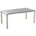 Set Di Tavolo E 6 Sedie Da Giardino In Acciaio, Granito E Fibra Tessile Beige - Grigio Lucido - 180cm - Grosseto - Foto miniatura 10