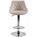 2X Sgabelli Design Lazio in Tessuto - Sedie Cucina Girevoli e Regolabili (83-104 cm) con Poggiapiedi I Sgabelli Bar Imbottiti (2 Pezzi) Crema - Foto miniatura 2
