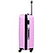 Set Valigie Trolley a Custodia Rigida 3 pz Rosa in ABS - Foto miniatura 3