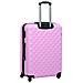 Set Valigie Trolley a Custodia Rigida 3 pz Rosa in ABS - Foto miniatura 5