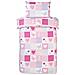 Cuori Farfalle Patchwork - Bambini Assestamento Bella Serie - Pink - Junior Bambino Della Culla Copripiumino E Federa - Foto miniatura 3