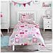 Cuori Farfalle Patchwork - Bambini Assestamento Bella Serie - Pink - Junior Bambino Della Culla Copripiumino E Federa - Foto miniatura 1