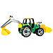 GIGA TRUCKS Tractor with front loader & excavator veicolo giocattolo - Foto miniatura 5