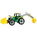 GIGA TRUCKS Tractor with front loader & excavator veicolo giocattolo - Foto miniatura 7