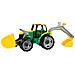 GIGA TRUCKS Tractor with front loader & excavator veicolo giocattolo - Foto miniatura 3
