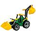 GIGA TRUCKS Tractor with front loader & excavator veicolo giocattolo - Foto miniatura 4