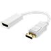 DP-HDMI44 cavo e adattatore video 0,2 m DisplayPort HDMI tipo A (Standard) Bianco - Foto miniatura 1