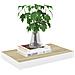Scaffali A Parete 4 Pz Rovere E Bianco 50x23x3,8 Cm In Mdf - Foto miniatura 3