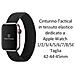 Cinturino S 779s Originale Braided String Per Apple Watch 1-2-3-4-5-6-7-se 42 44 45mm Black - Foto miniatura 2