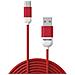 Pantone Cavo Usb A - Usb C Colore: Rosso - Foto miniatura 1