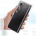 Cover Per Galaxy Z Fold 4 Silicone Anti-ingiallimento Clear Trasparente - Foto miniatura 5