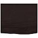 Piano Bagno Marrone Scuro 60x50x (2-6) cm Legno Massello Trattato - Foto miniatura 7