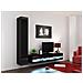 Tavolo Per Televisione Rtvvigo180n C /c Nero Laminato Legno Mdf Truciolare 180 X 30 X 40 Cm - Foto miniatura 2