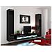 Tavolo Per Televisione Rtvvigo180n C /c Nero Laminato Legno Mdf Truciolare 180 X 30 X 40 Cm - Foto miniatura 4